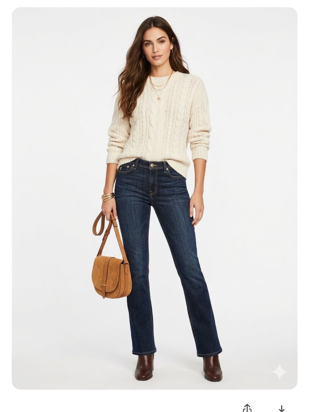 7 For All Mankind Indigo Bootcut Leg Jeans